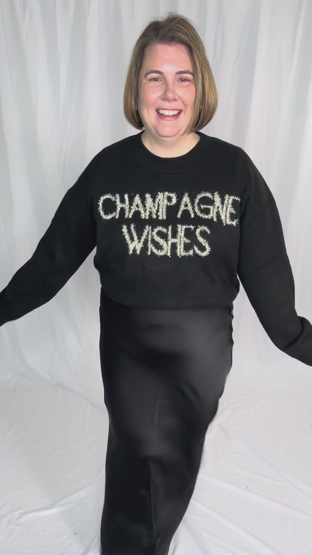 Rora Satin Maxi Skirt- BLACK