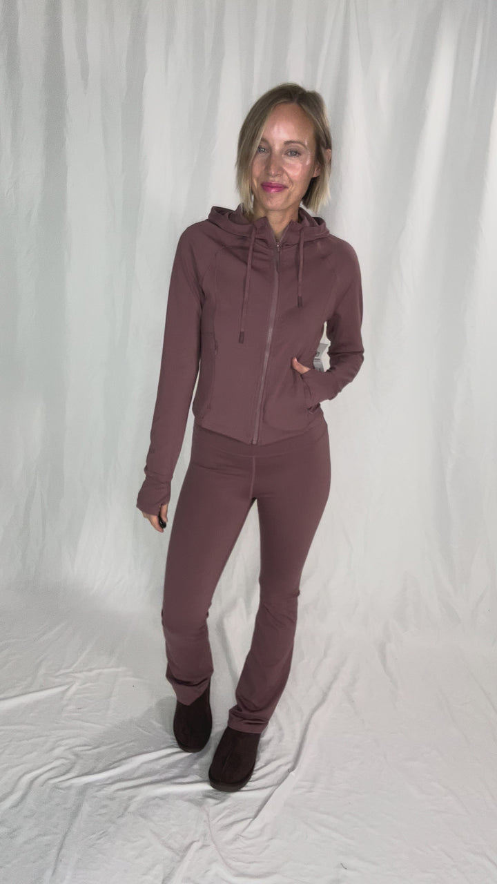 MONO B Velocity Active Jacket- ROSE TAUPE