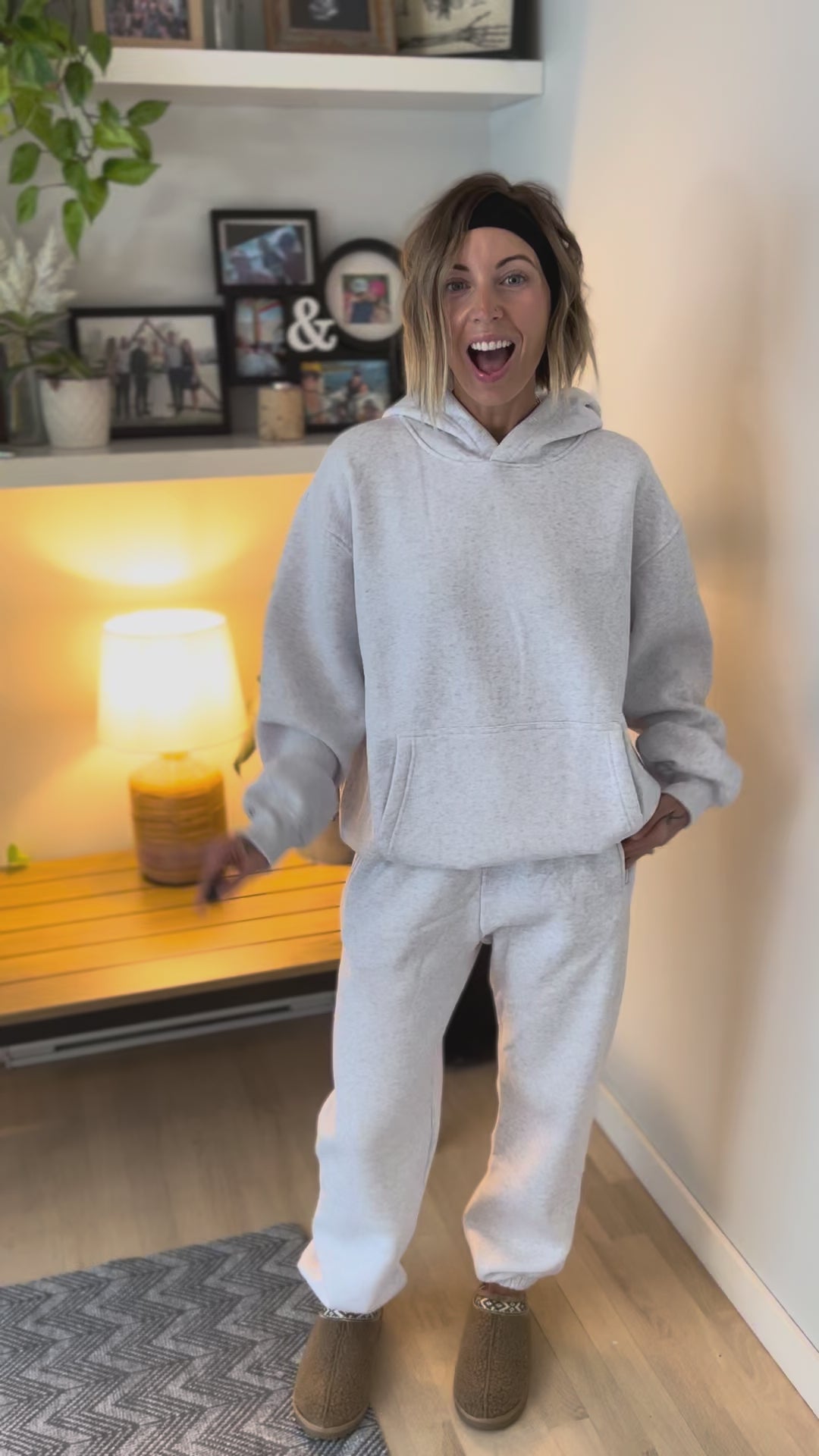 Dami Cloud Fleece Sweatpants- ASH GREY