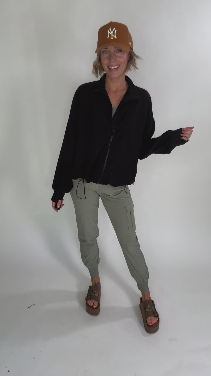 Only The Best Butter Jacket- BLACK-FINAL SALE
