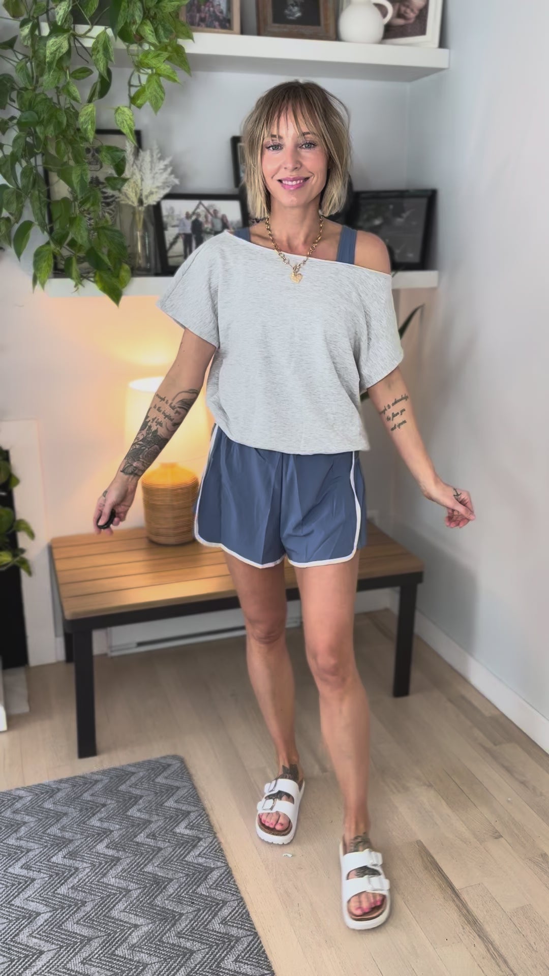 Only The Best Butter Blend Romper- PARADISE BLUE