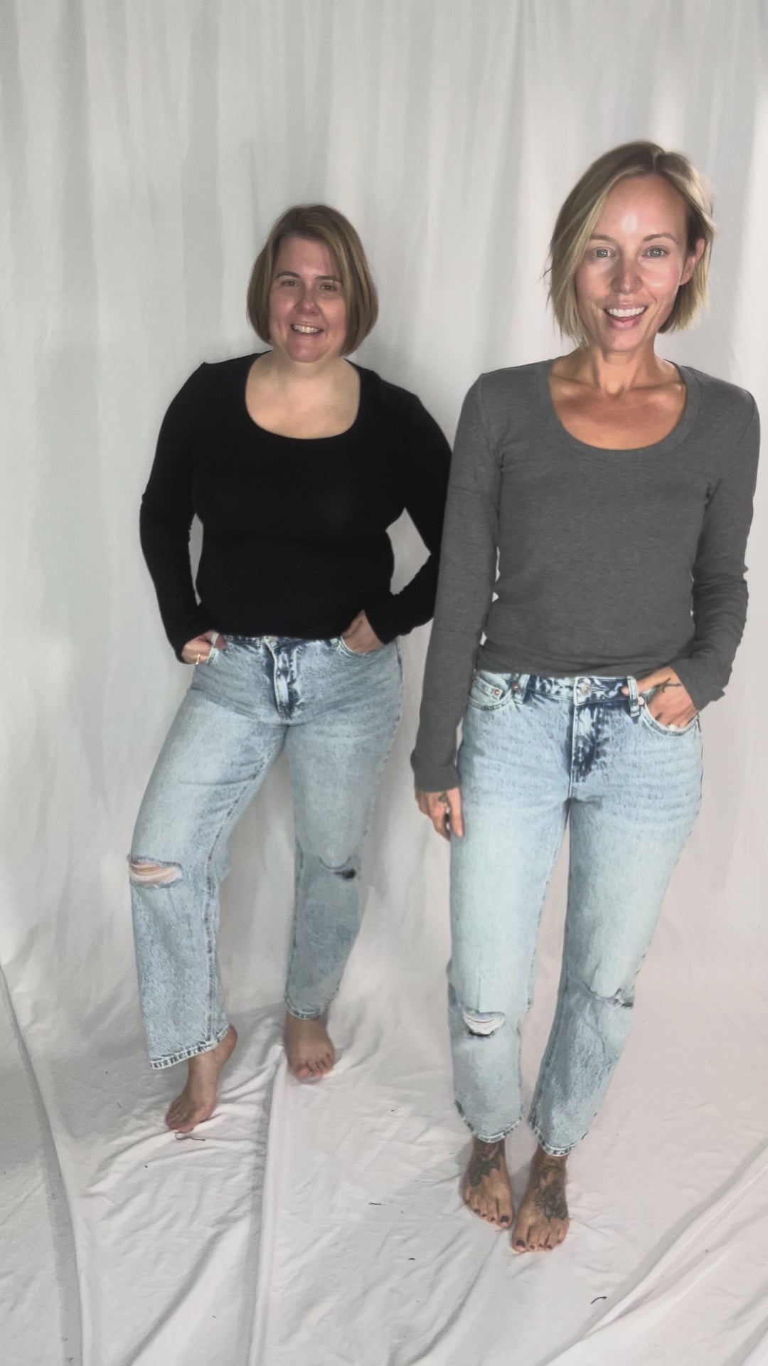 MICA Legacy High Rise Straight Leg Jean- LIGHT WASH