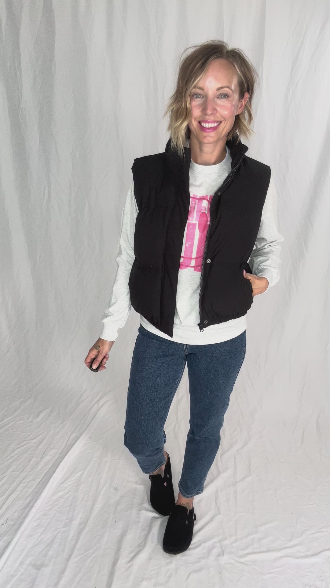 Bonfire Bum Long Sleeve- ASH GREY