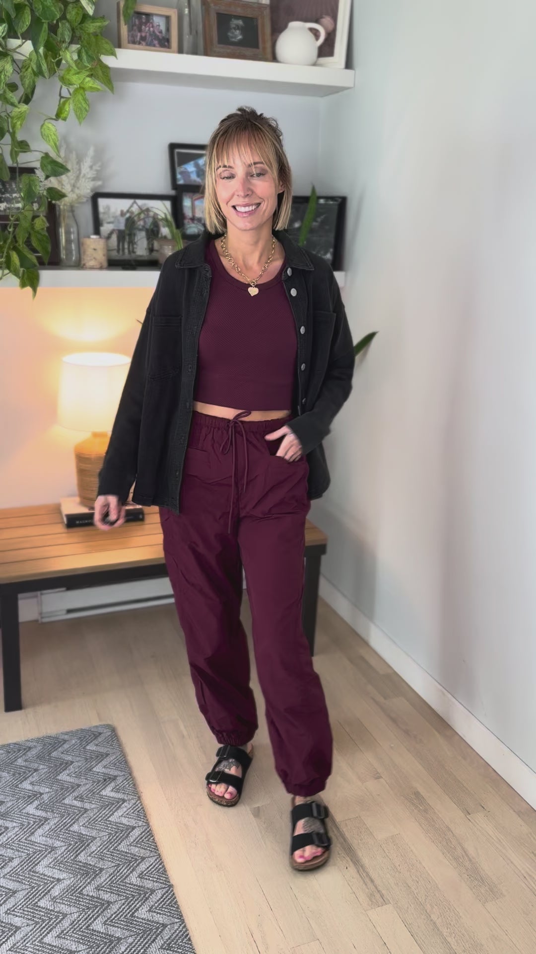 Grace Soft Terry Washed Shacket- CHARCOAL BLACK-FINAL SALE