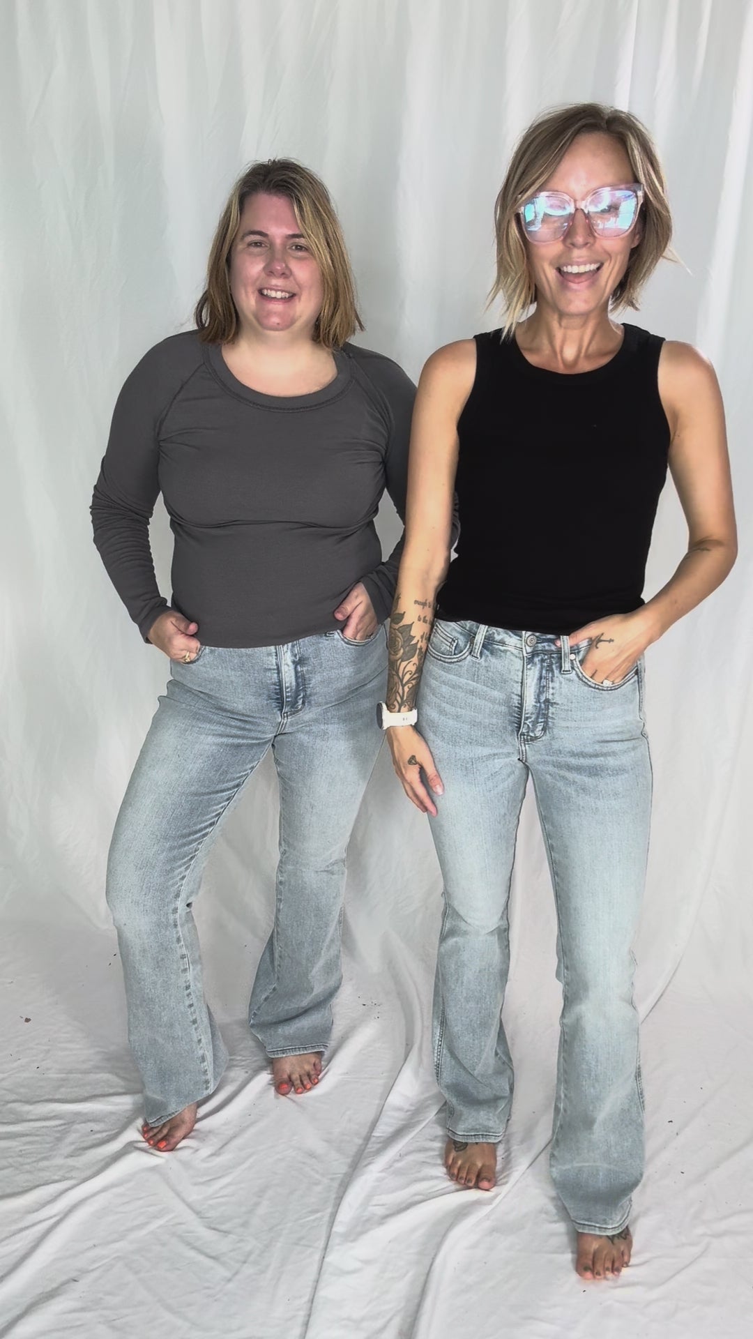 JUDY BLUE Kace Tummy Control Bootcut Jean- LIGHT