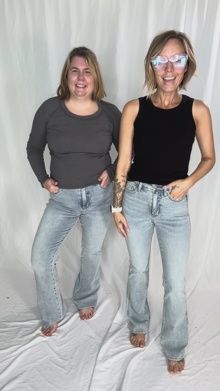JUDY BLUE Kace Tummy Control Bootcut Jean- LIGHT