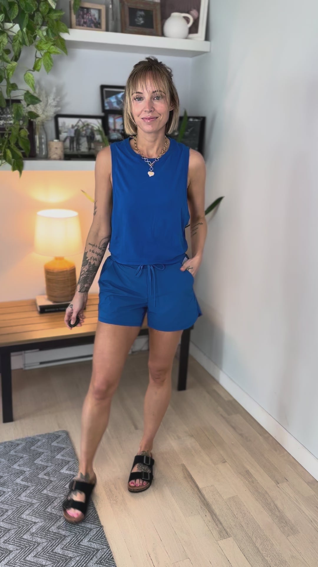 Mono B Motion Lined Shorts- DEEP INDIGO