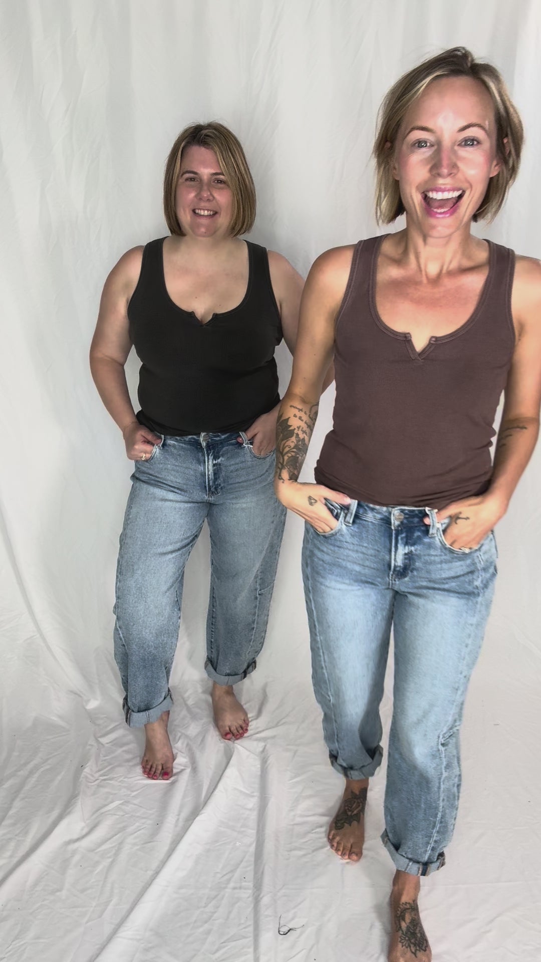 Risen Cruz Barrel Jean- MEDIUM WASH-FINAL SALE