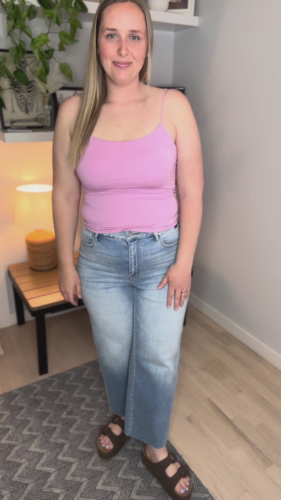 Willow Creek Jersey Camisole- FONDANT PINK